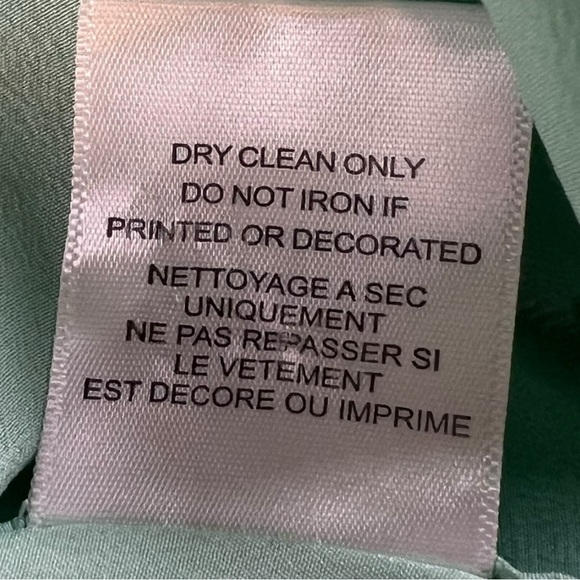 Equipment Femme Women’s Silk Long Sleeve Shirt In Jade Green Size Large - Picture 7 of 10